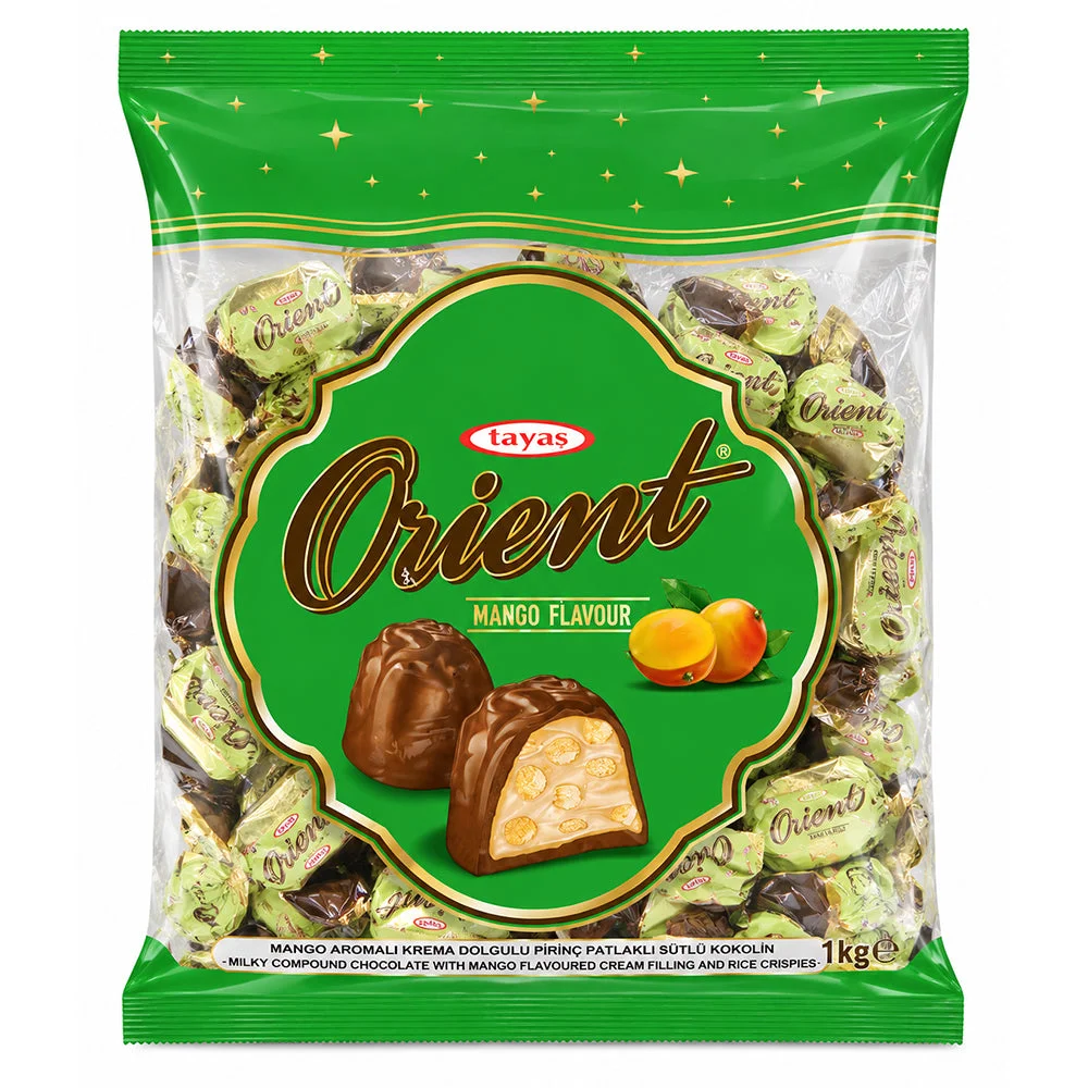 Tayas Orient Mango Flavour Chocolate Candy 1kg