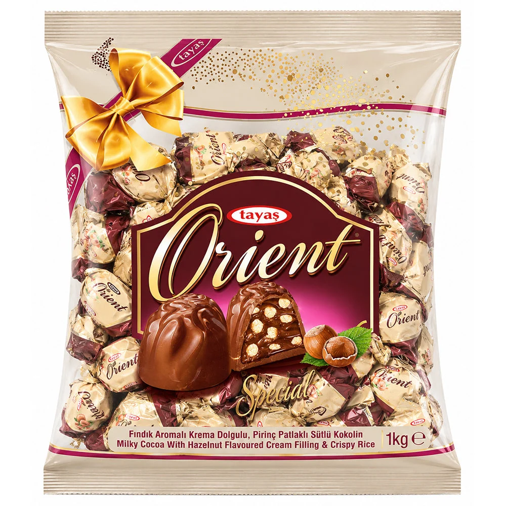 Tayas Orient Special Hazelnut Chocolate Candy 1kg