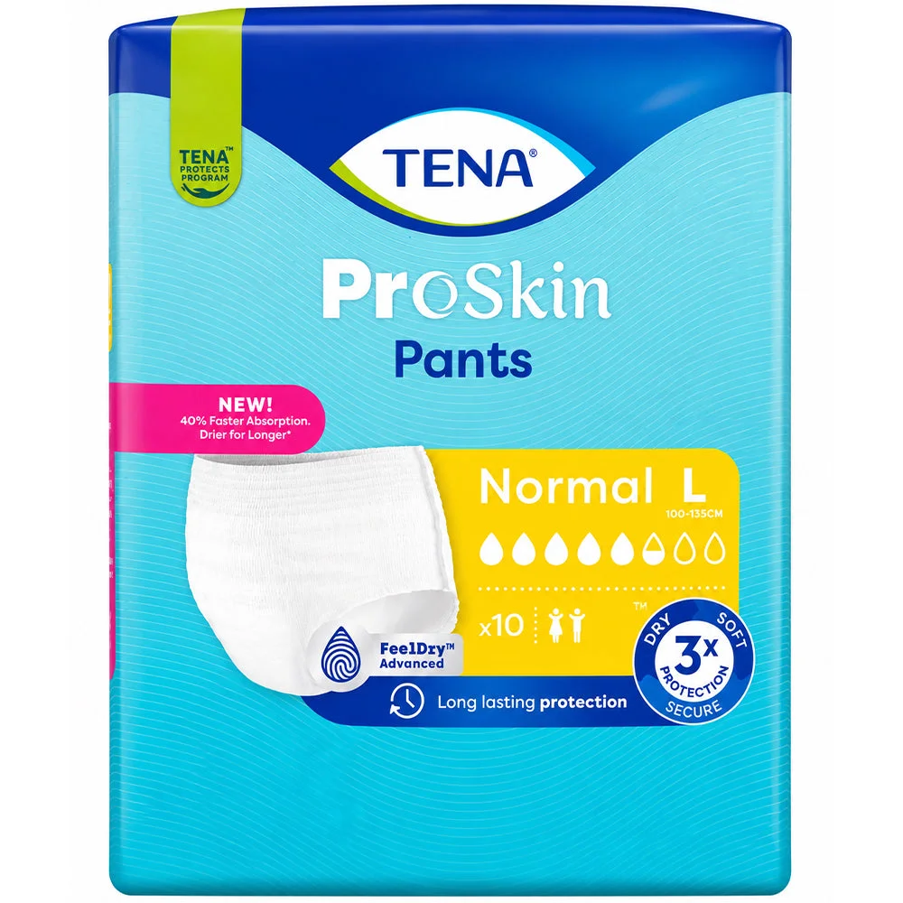 TENA ProSkin Pants Normal Large 10 Pack
