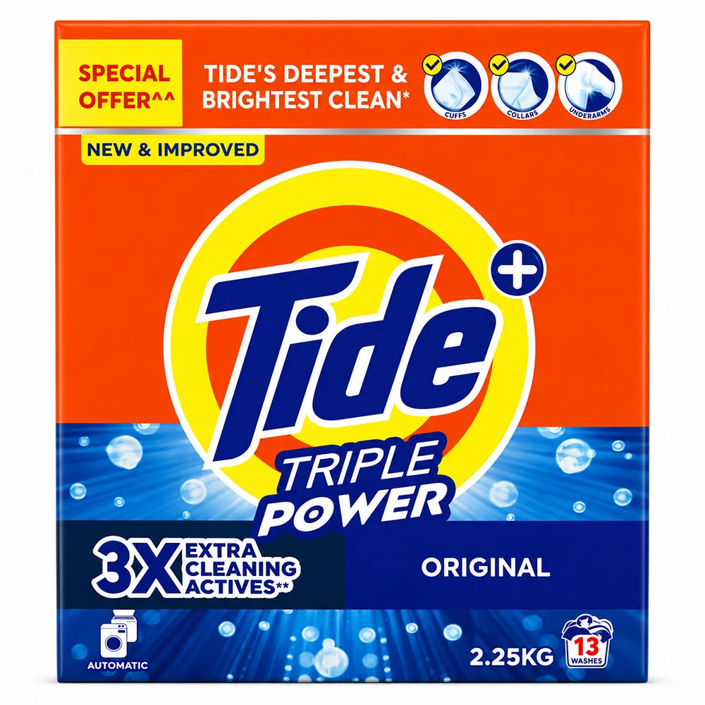 Tide Triple Power Original Automatic Washing Powder 2.25kg