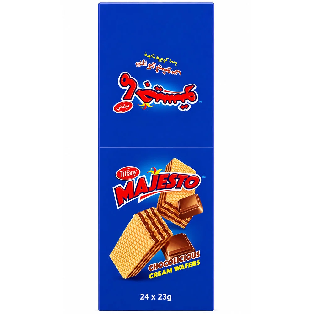 Tiffany Majesto Chocolicious Cream Wafers 24 × 23g