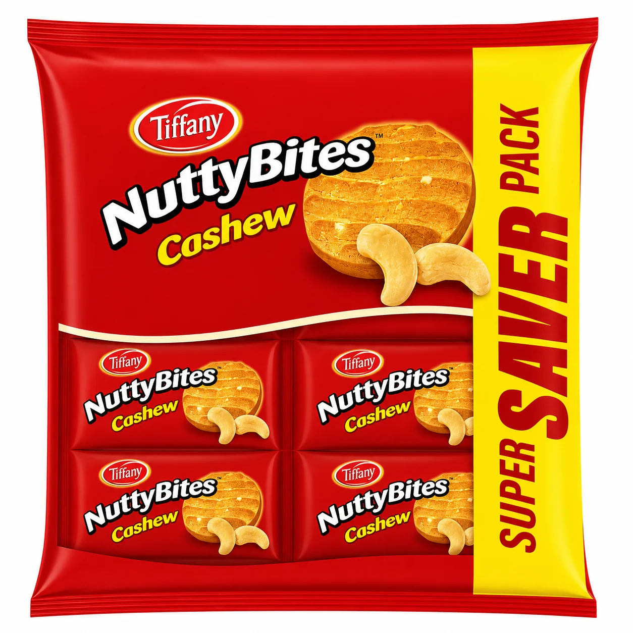 Tiffany NuttyBites Cashew Super Saver Pack 576g