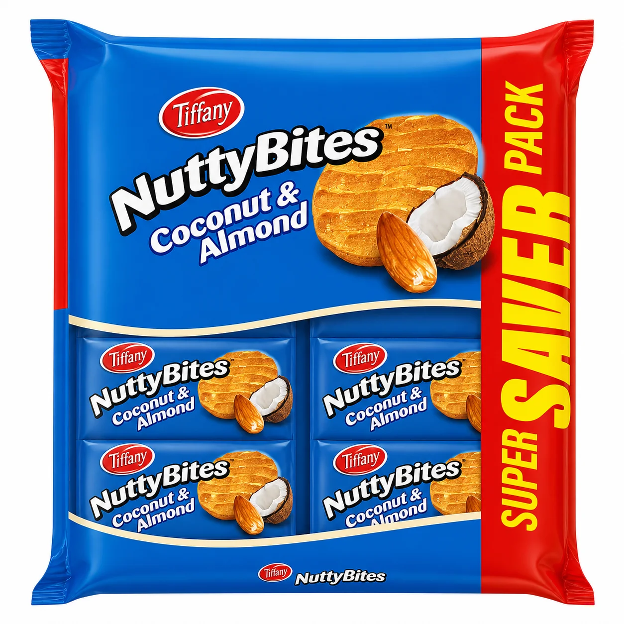 Tiffany NuttyBites Coconut & Almond 576g