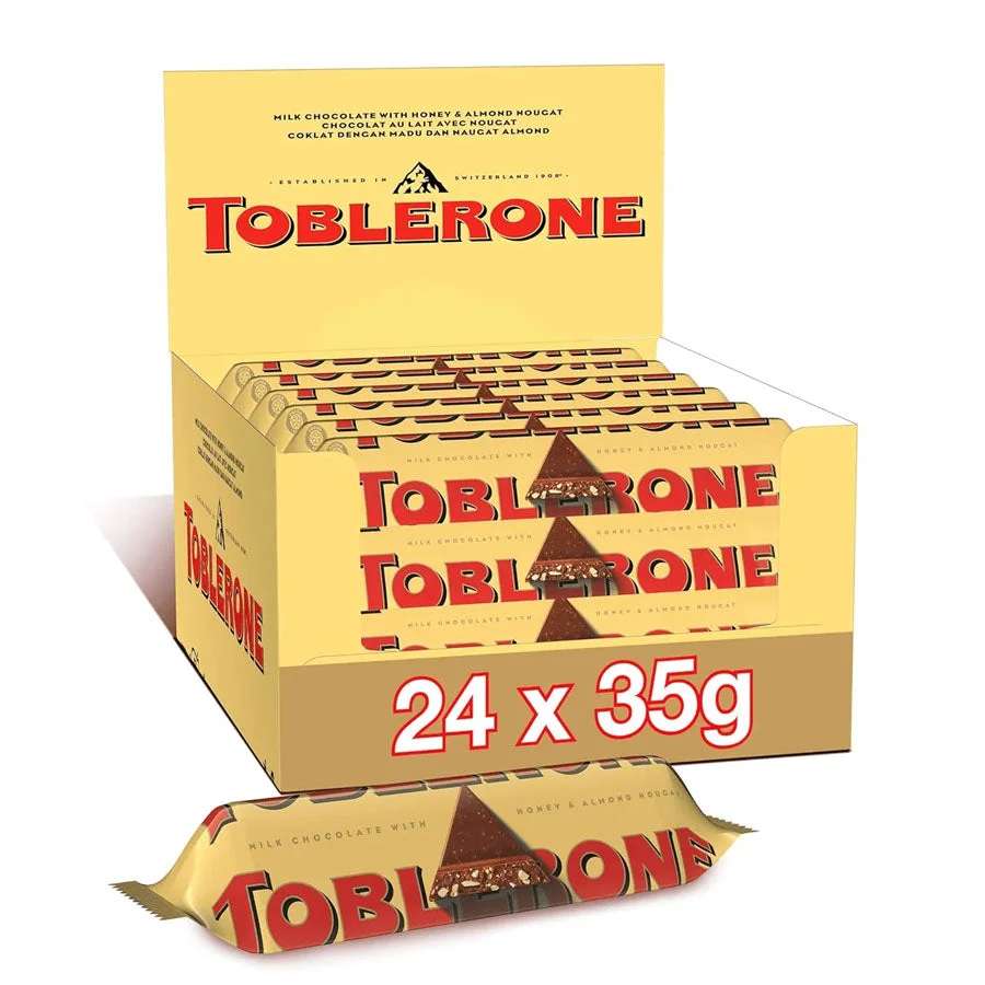 Toblerone Milk Chocolate Box 24 x 35g