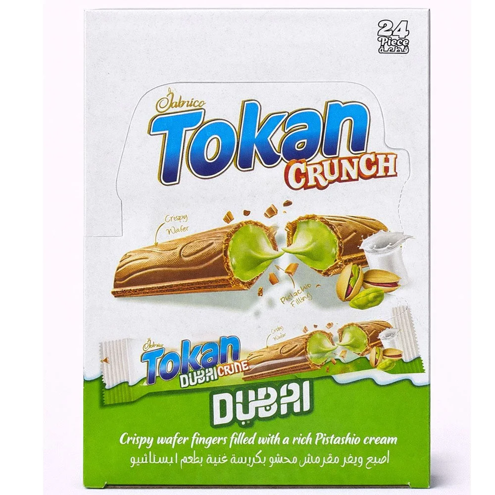 Tokan Wafer Crunch Dubai Fingers 21.5g x 24pcs