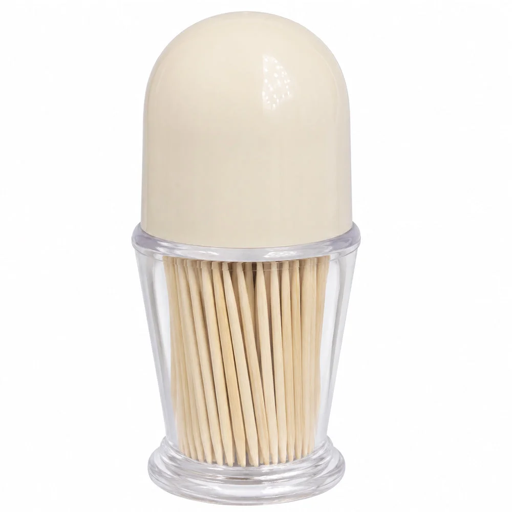 Toothpick Dispenser Holder with Wooden Toothpicks