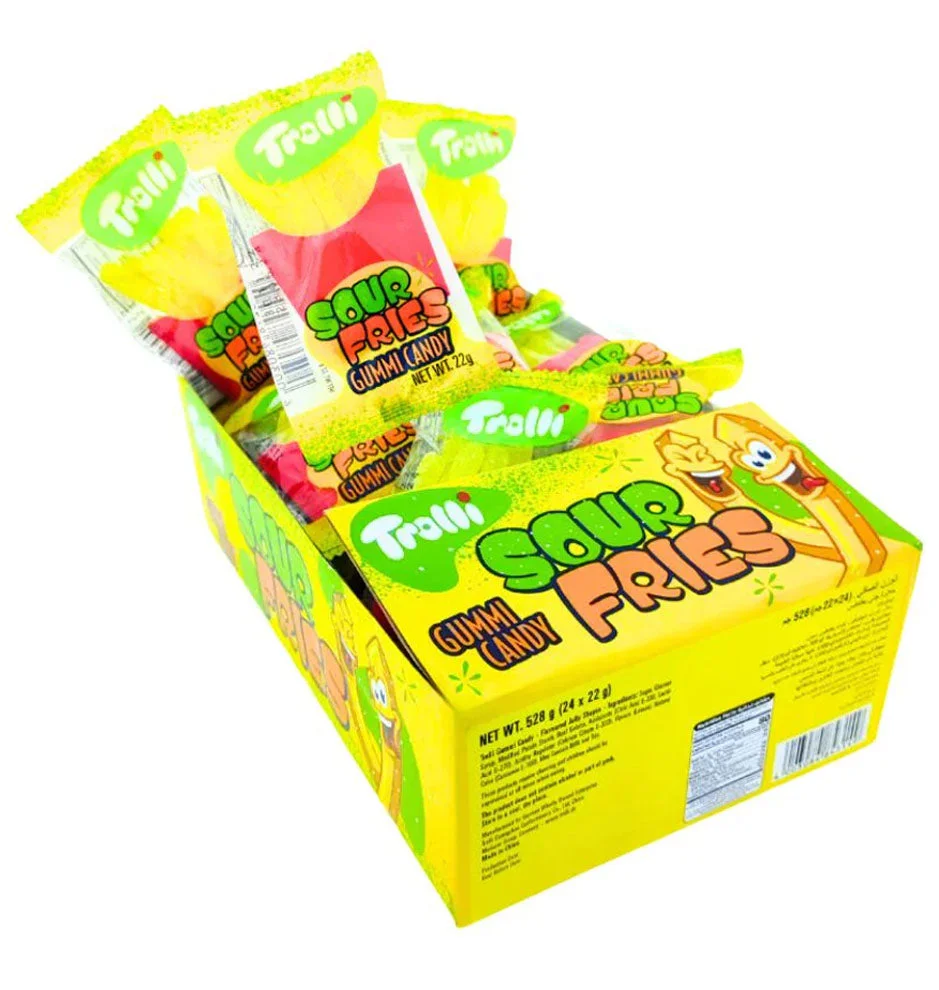 Trolli Sour Fries Gummy Candy 24x22g