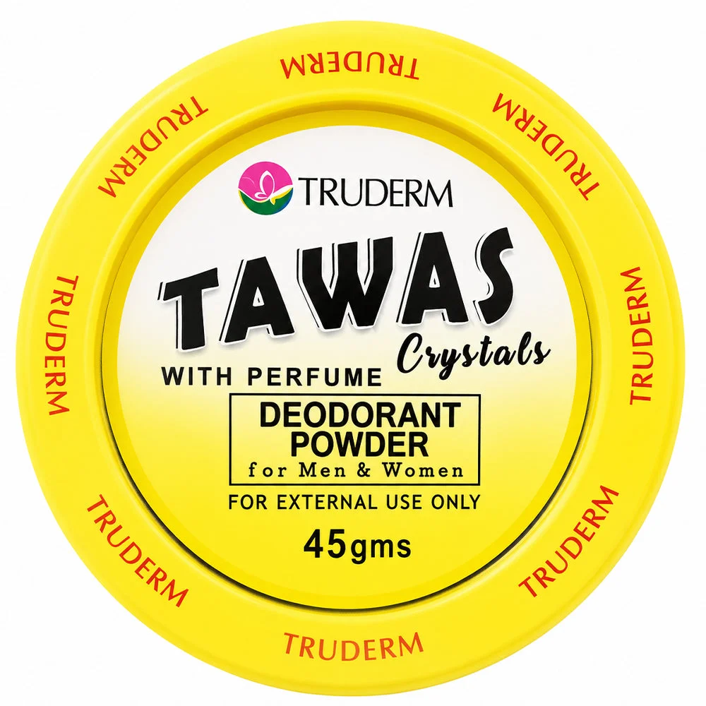 Truderm Tawas Crystals Deodorant Powder 45g