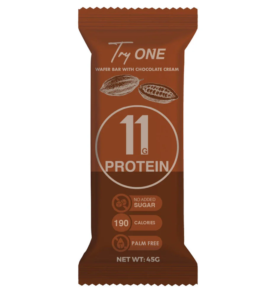Try One Protein Wafer Bar Chocolate 45g