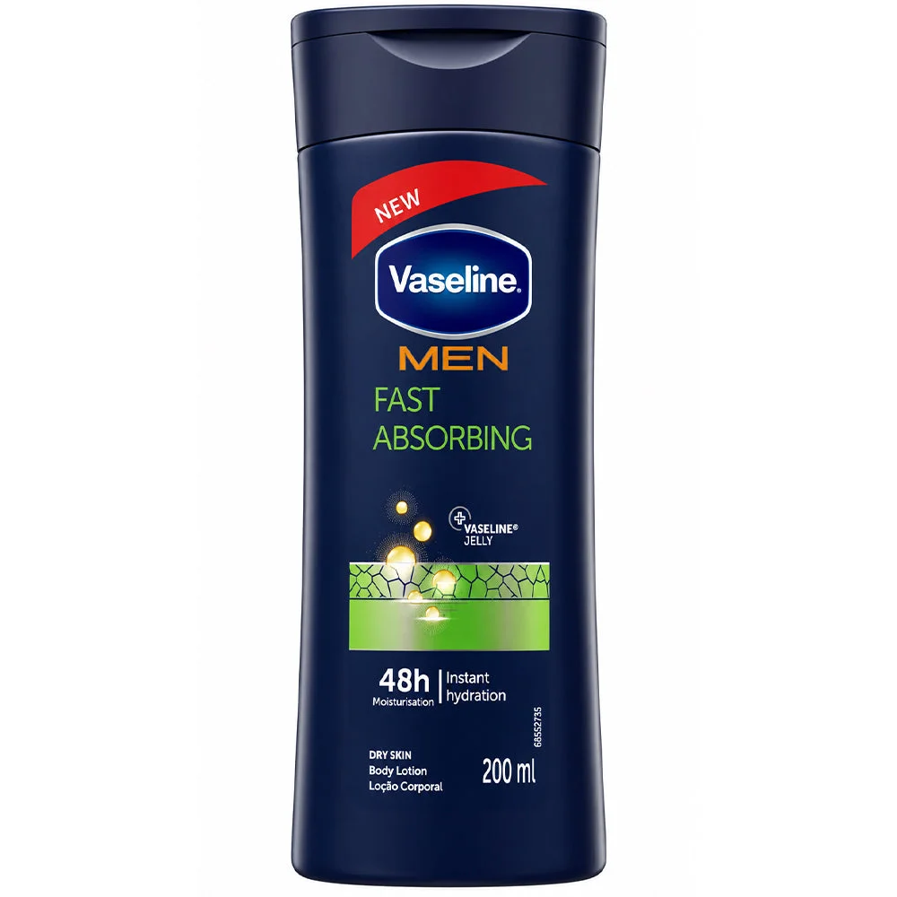 Vaseline Men Fast Absorbing Body Lotion 200ml