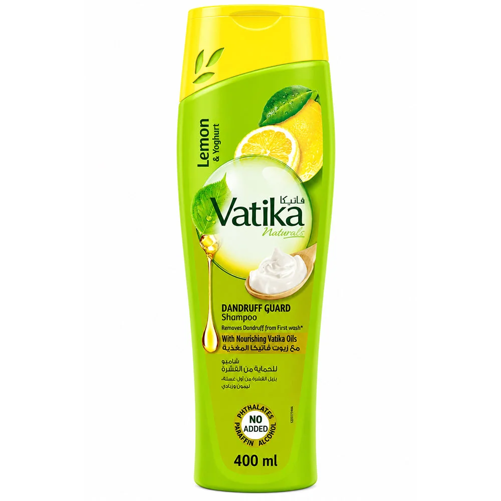 Vatika Dandruff Guard Shampoo Lemon & Yoghurt 400ml