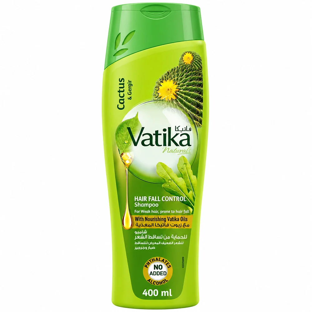 Vatika Hair Fall Control Shampoo Cactus & Gergir 400ml