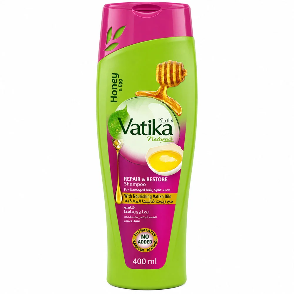 Vatika Naturals Repair & Restore Shampoo Honey & Egg 400ml