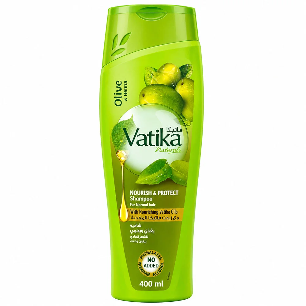Vatika Olive & Henna Nourish Protect Shampoo 400ml
