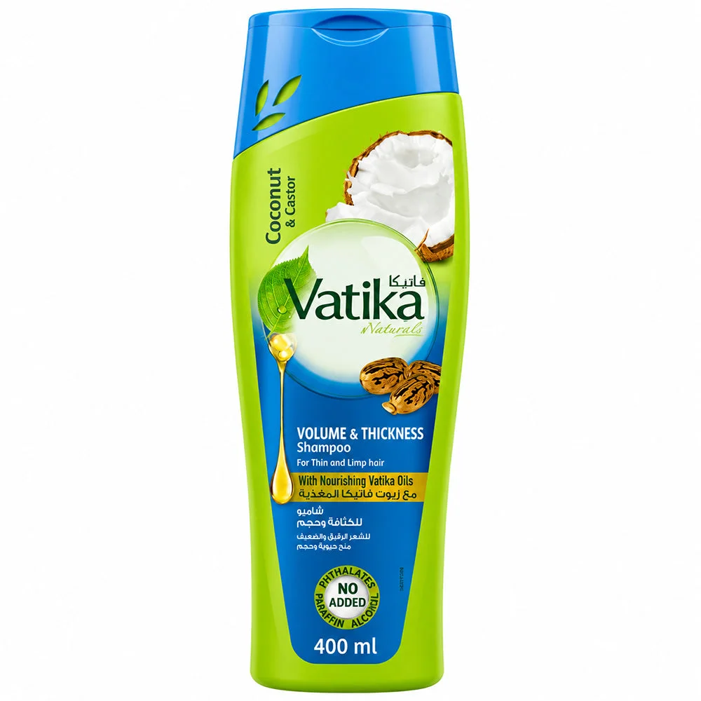 Vatika Volume & Thickness Shampoo Coconut & Castor 400ml