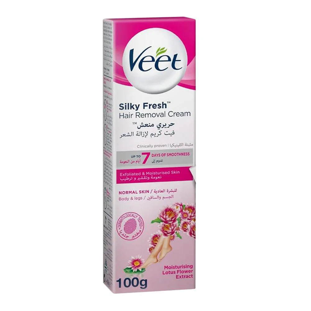 Veet Lotus Flower Hair Removal Cream Dry Skin 100g