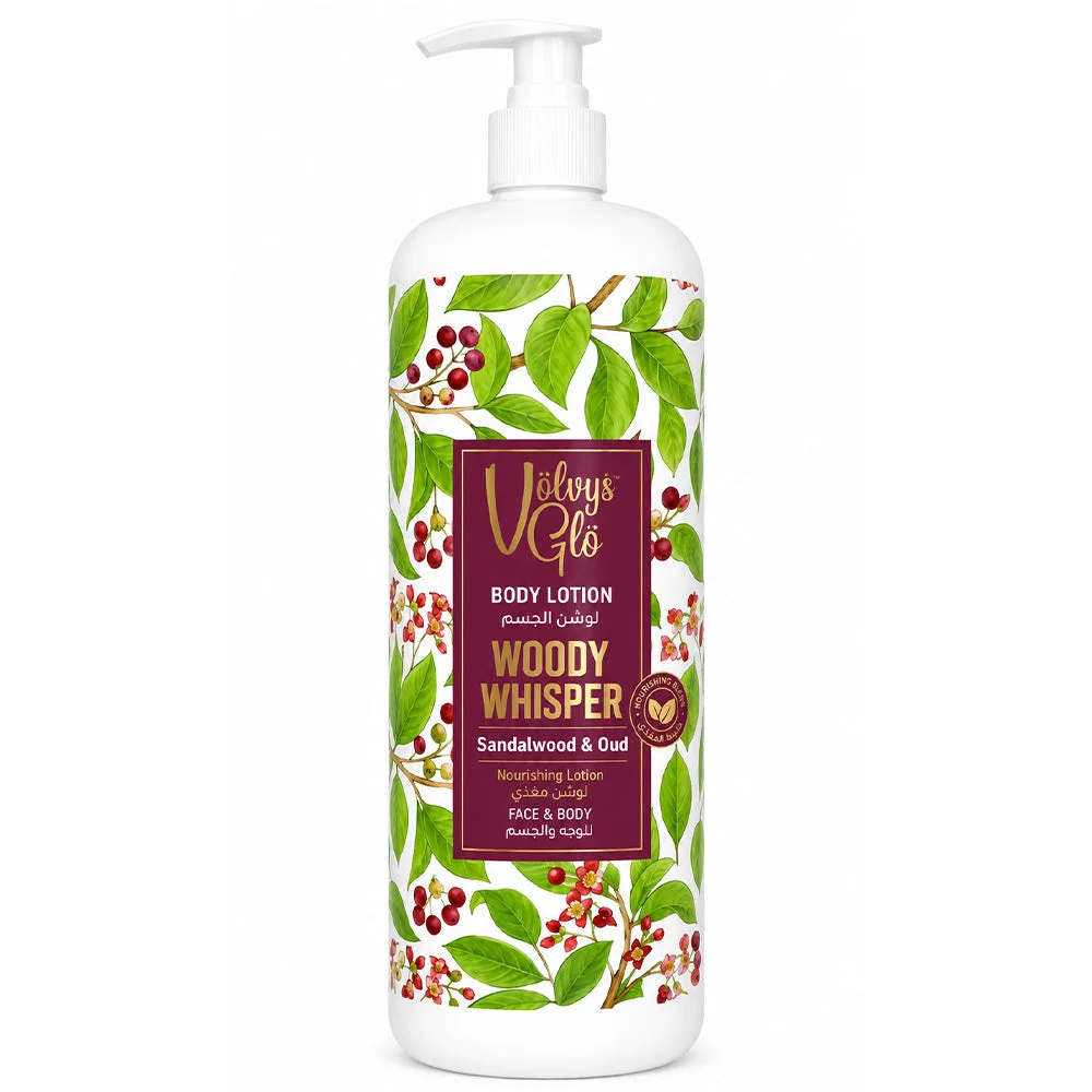 Velvys Glo Woody Whisper Body Lotion 1000ml