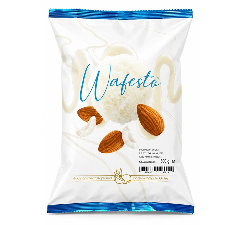 Wafesto Coconut & Almond Wafer Balls 500g