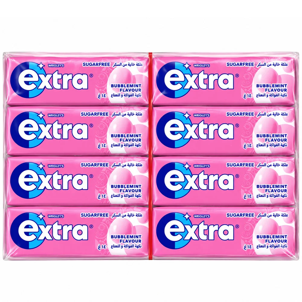 Wrigley's Extra Bubblemint Sugarfree Gum 30 x 14g