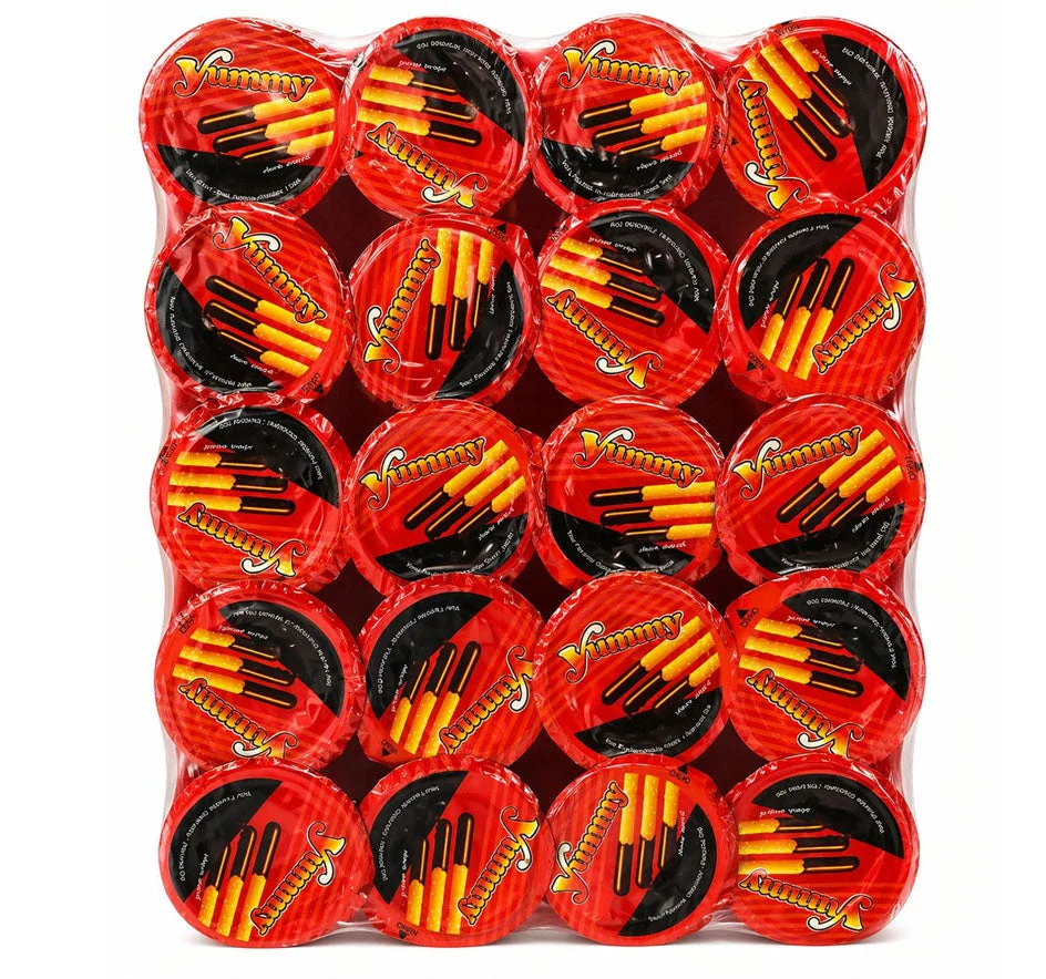 Yummy Chocolate Stick Jelly Cups 8g × 40 pcs