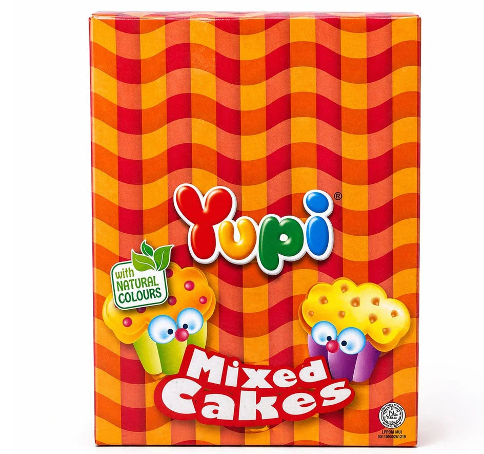 Yupi Mixed Cakes Jelly Candy 24 × 17.5g